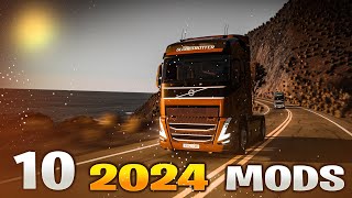 10 2024 Must Have Mods to Improve your ETS2 149 Game [upl. by Boykins]