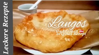 leckere Rezepte OÖ 🇦🇹 Langos 🇭🇺 original hungary Streetfood RecipeGebäckStreetfoidrezept [upl. by Aiht365]