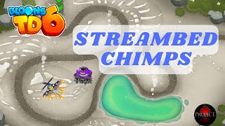 Streambed Chimps Under 1 Minute 🌊🎈 Bloons TD 6 [upl. by Ahsrats291]