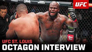 Derrick Lewis Octagon Interview  UFC St Louis [upl. by Epoh]