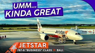 JETSTAR 7878 quotBusinessquot Class 🇦🇺 ⇢ 🇮🇩【Trip Report Brisbane to Bali】Surprisingly Great [upl. by Acisseg]