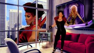 RuPaul quotGlamazonquot music video feat Sharon Needles Chad Michaels and Phi Phi OHara [upl. by Ailil]