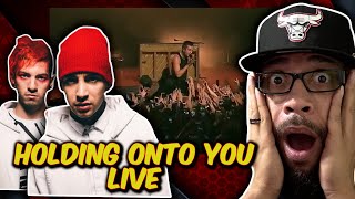 ENTERTAIN MY FAITH Videographer REACTS to Twenty One Pilots quotHolding Onto You LIVEquot [upl. by Jon323]