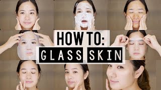 My 10 Step Korean Skincare Ritual for Glass Skin [upl. by Lundgren]