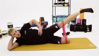 Side Leg Raises With Resistance Band [upl. by Jody]