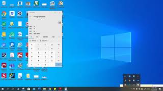 Using Windows Calculator for binary decimal hexa and oct conversions [upl. by Nylra587]