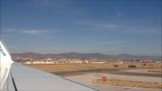 Plane takeoff and landing  Inside view  Full HD [upl. by Ibrek]