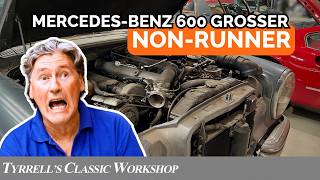 MercedesBenz 600 Grosser W100 A ReCommissioning Journey Begins  Tyrrells Classic Workshop [upl. by Hayott]