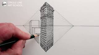 How to Draw The Flatiron Building Fast [upl. by Oileduab830]