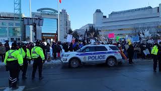 🔴LIVE Ottawa  RAW Footage Freedom Convoy 2022 Day 9  Parliament Hill  Saturday Feb 5 pt 2 [upl. by Ecital]