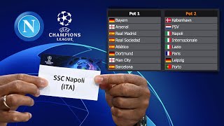 Simulazione SORTEGGIO ottavi Champions League ecco lavversaria del Napoli 🥶⚽ [upl. by Risteau]