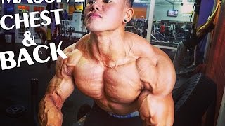 MASSIVE CHEST amp BACK WORKOUT  NPC METROPOLITANS  KYLE KIRVAY amp DARREN CARRILLO SHOW DAY [upl. by Rednal]