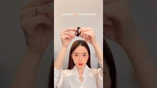 Hair Ponytail Hack 🔥😱✅ shorts youtubeshorts hair hairstyle ponytail viral hack fyp [upl. by Aneahs]