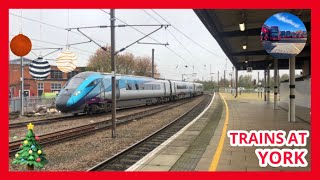 Christmas Advent Calendar Day 12 Trains at York ECML 281023 [upl. by Maire]