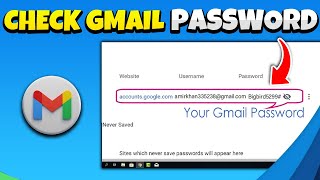 How to Check Gmail Password 2024  Find Email or Gmail Password PC amp Laptop [upl. by Lucias15]