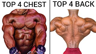 Top 4 Chest and Back Workout Gym to Build Upper Body Muscle [upl. by Beaulieu]