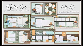 Studio Sus LAKE LIFE 12 X 12 Scrapbooking Workshop Overview [upl. by Gordy]