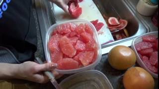 How to EASILY peel and segment grapefruit [upl. by Conny]