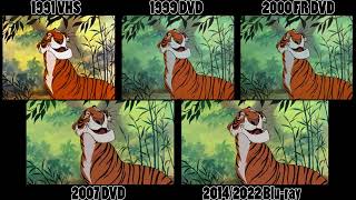 The Jungle Book VHS DVD amp Bluray Comparison [upl. by Ahsiekel]