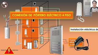 Instalación de un portero eléctrico para 4 departamento [upl. by Junina]