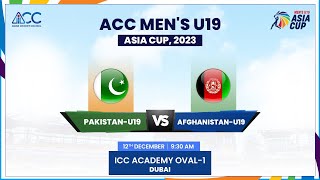 Pakistan vs Afghanistan  Match 9  ACC Mens U19 Asia Cup 2023 [upl. by Niahs]