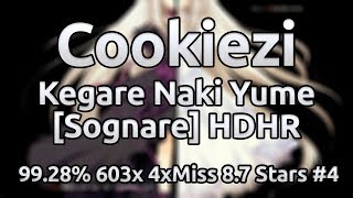 Cookiezi  Asriel  Kegare Naki Yume Sognare HDHR 9928 6031683x 4xMiss ★87 4 [upl. by Anij142]