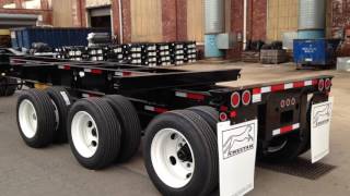 TriAxle 2040 Combo  Sliding Intermodal Container Chassis [upl. by Keenan161]