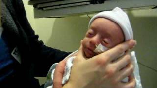 Preemie first bottle feeding  Burp and Feed [upl. by Maria327]