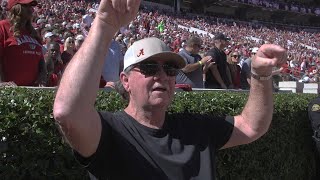 Dixieland Delight writer hears song at Alabamas BryantDenny Stadium for 1st time [upl. by Atikin837]