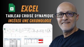 Excel Insertion Chronologique Dans Un Tableau Croisé Dynamique [upl. by Ahseram]