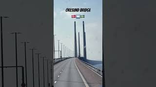 The second longest bridge in Europe Øresund sweden denmark copenhagen malmö2024 [upl. by Analra]