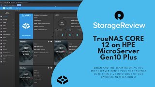 TrueNAS CORE 12 on HPE MicroServer Gen10 Plus [upl. by Olgnaed]