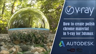 How to make realistic polish chrome material with Vray for 3ds max [upl. by Rocher]