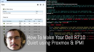 How To Make Your Dell R710 Quiet using Proxmox amp IPMI [upl. by Noiztneb669]