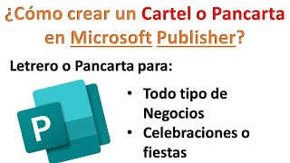 ¿Cómo crear una Pancarta o Cartel para todo tipo de Celebraciones negocios o eventos [upl. by Ahsirt]