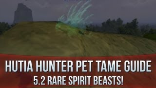 Hutia Spirit Beast Tame Guide  52 PTR New Rare Hunter Pets [upl. by Sugihara]