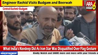 Engineer Rashid Visits Budgam and Beerwah [upl. by Luckett]