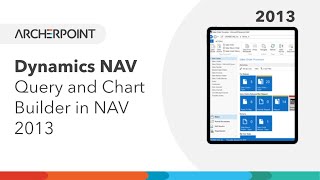 Microsoft Dynamics NAV Query and Chart Builder in NAV 2013 [upl. by Simonsen]