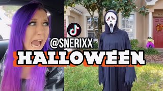 snerixx Halloween TikTok compilation [upl. by Yeca]