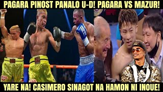 Recap Pagara Tinalo Kalaban Pagara vs Mazur Inoue Nakaharap ang Pinoy Alas Bwelta Kay Inoue [upl. by Juley]