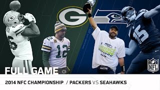 Packers vs Seahawks 2014 NFC Championship Game  Aaron Rodgers vs Russell Wilson  NFL Full Game [upl. by Ifill]