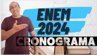 CRONOGRAMA DO ENEM 2024 [upl. by Aliac]