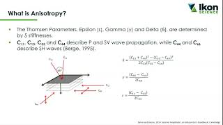 Understanding Anisotropy Well Log Analysis amp Correction to Well Ties and 3D Anisotropic Inversion [upl. by Attenhoj92]