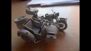 Inbox  Building Review of Italeri 135 BMW R75 [upl. by Yrotciv]