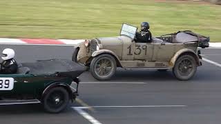 VSCC Longstone Tyres Long Car Race Donington Park [upl. by Llennoc]