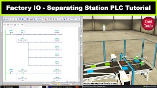 Factory IO  Separating Station PLC Tutorial [upl. by Aicilra]