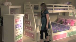 Ligo Twin Over Full Color Bunk Bed [upl. by Wooster942]