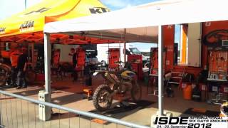 ISDE 2012 Day 5 Paddock A amp C [upl. by Noizneb38]