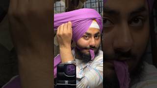 watt paun da tarika😍❤  dastar sardar pagg turban shorts [upl. by Almeida633]