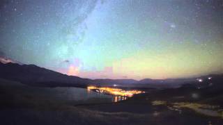 Winter Night Sky Timelapse [upl. by Euton]